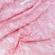 Destock 2m tissu dentelle lycra élastique fluide rose largeur 150cm