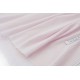 Destock 0.5m tissu crépon coton doux rose pâle largeur 116cm 