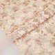 Destock coupon tissu dentelle broderie tulle brodé sequins légers haute couture taille 80x100x120cm