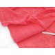 Destock 1m tissu coton gaufré extra-doux rose largeur 146cm