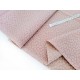 Destock 1.05m tissu japonais lin coton imprimé fleuri fond beige rosé largeur 111cm