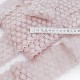 Destock lot 9m dentelle guipure douce fluide rose grisé largeur 5.8cm