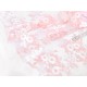 Destock 0.93m tissu dentelle broderie tulle brodé lurex largeur 70cm