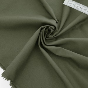 Destock 0.79m tissu coton souple olive largeur 149cm 