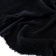 Destock 3.3m tissu jersey satin plissé soyeux fluide noir largeur 149cm