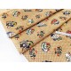 Destock 1.55m tissu japonais lin coton souple motif traditionnel largeur 116cm