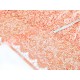 Destock 1.9m tissu dentelle guipure broderie sequin haute couture largeur 112cm