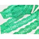 Destock 14m dentelle guipure polyester verte largeur 5.6cm