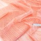 Destock 1.95m tissu dentelle de calais doux rose corail largeur 153cm 