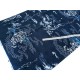 Destock 0.5m tissu japonais percal polyester soyeux motif traditionnel tigre  largeur 148cm 