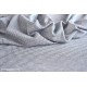 Destock 2.3m tissu jersey coton soyeux pied de poule noir blanc largeur 150 cm