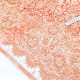 Destock 0.85m tissu dentelle guipure broderie sequin haute couture largeur 115cm