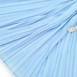 Destock 0.78m tissu mousseline plissé doux fluide largeur 155cm 