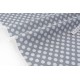 Destock 1.8m tissu américain pois gris ton sur ton largeur 109 cm