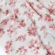 Destock 2m tissu viscose imprimé fleuri soyeux fluide largeur 150cm