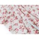 Destock 2m tissu viscose imprimé fleuri soyeux fluide largeur 150cm