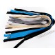 Destock 7 fermetures glissière zip séparable multicolore longueur 55-70cm