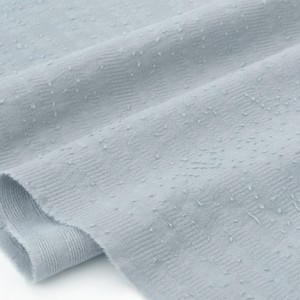 Destock 0.78m tissu petits plumetis coton lavé doux gris largeur 140cm