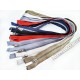 Destock 7 fermetures glissière zip séparable multicolore longueur 51-53cm