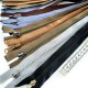 Destock 7 fermetures glissière zip séparable multicolore longueur 52-70cm
