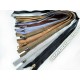 Destock 7 fermetures glissière zip séparable multicolore longueur 52-70cm