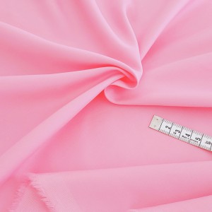 Destock 0.6m tissu gabardine coton soyeux doux extensible rose largeur 148cm