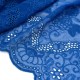 Destock 1.25m tissu broderie anglaise mousseline brodé fluide largeur 140cm 