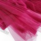 Destock 4.1m tissu tulle souple framboise largeur 160cm
