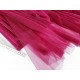 Destock 4.1m tissu tulle souple framboise largeur 160cm