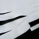 Destock lot 10.1m ruban élastique plat fin souple blanc largeur 3.5cm