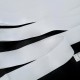Destock lot 7.6m ruban élastique plat fin souple blanc largeur 3.5cm