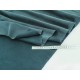 Destock 1.35m tissu jersey scuba cupro molletonné extra doux pétrole sablé largeur 170cm 