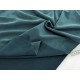 Destock 1.35m tissu jersey scuba cupro molletonné extra doux pétrole sablé largeur 170cm 