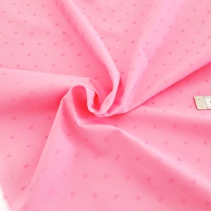 Destock 1m tissu plumetis batiste coton rose largeur 150cm 