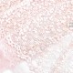 Destock 2.3m tissu dentelle de calais fin doux rose pâle largeur 150cm 