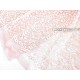Destock 2.3m tissu dentelle de calais fin doux rose pâle largeur 150cm 