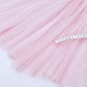 Déstock 2.9m tissu tulle fin souple fluide beau tombé rose pâle largeur 160cm