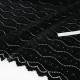 Destock 1.25m tissu dentelle de calais noir largeur 150cm 