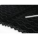 Destock 0.65m tissu dentelle de calais noir largeur 150cm 