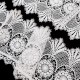 Destock lot 4.5m dentelle guipure satinée fluide écrue largeur 15cm