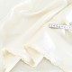 Destock 1.59m tissu cupro satin soyeux fluide vanille largeur 146cm