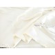 Destock 1.59m tissu cupro satin soyeux fluide vanille largeur 146cm
