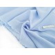 Déstock lot 1.45m tissu voile de coton léger doux tissé teint bleu clair  largeur 142cm 