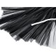 Déstock 4m tissu tulle fin souple fluide beau tombé noir largeur 160cm