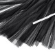 Déstock 3m tissu tulle fin souple fluide beau tombé noir largeur 160cm