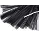 Déstock 3m tissu tulle fin souple fluide beau tombé noir largeur 160cm