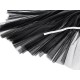 Déstock 2.5m tissu tulle fin souple fluide beau tombé noir largeur 160cm