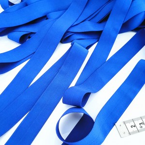 Destock 20m ruban biais élastique biais américain fin bleu largeur 2cm