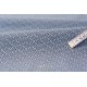 Tissu japonais étoiles asanoha noir fond bleu fumé x 50cm