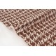 Tissu Japonais coton soyeux fluide pied de pule chocolat x 50cm 